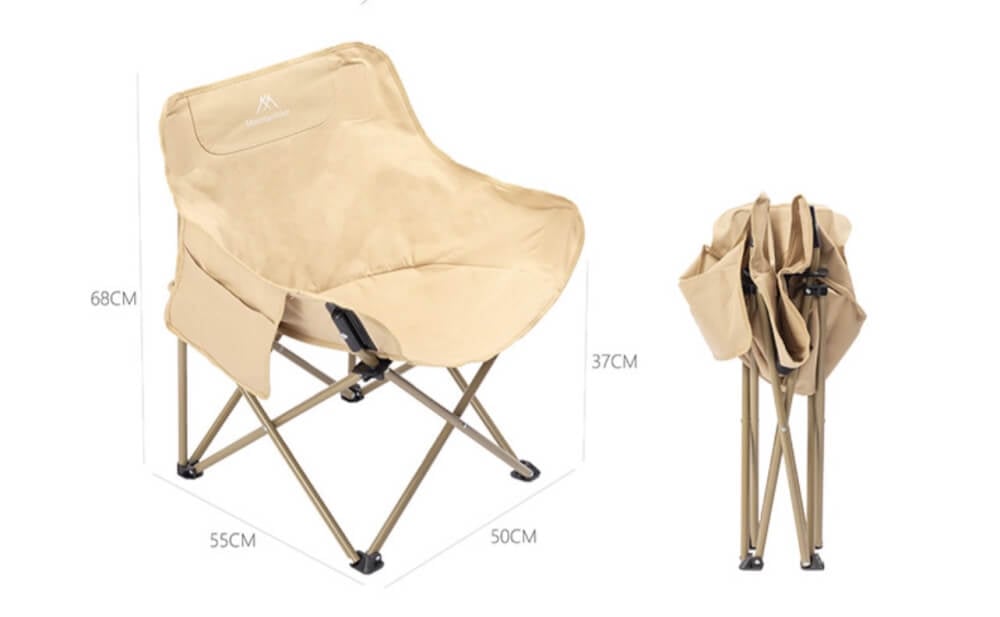 เก้าอี้พับรวบกลาง MOUNTAINHIKER MOON CHAIR KHAKI_0