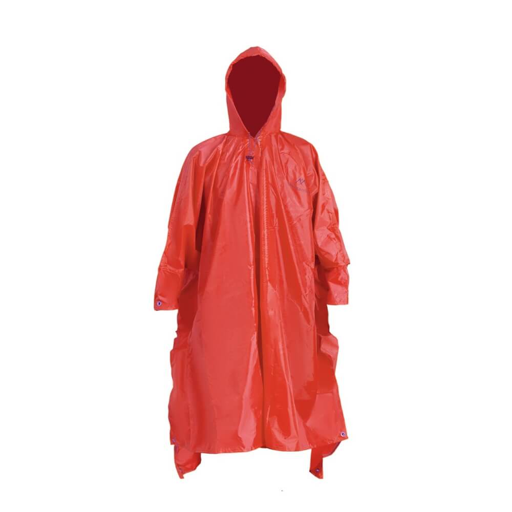 เสื้อกันฝน MOUNTAINHIKER 3-IN-1,สีแดง