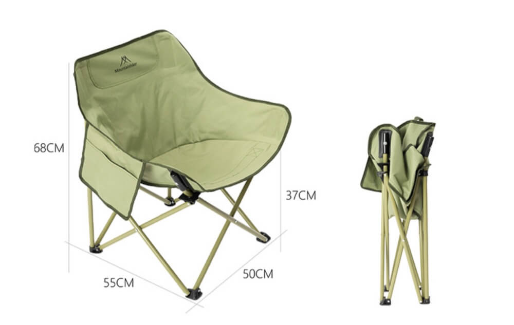 เก้าอี้พับ MOUNTAINHIKER MOON CHAIR GREEN_1