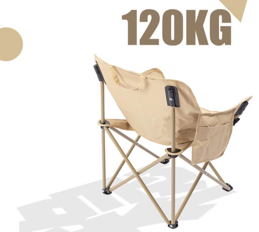 เก้าอี้พับรวบกลาง MOUNTAINHIKER MOON CHAIR KHAKI_2