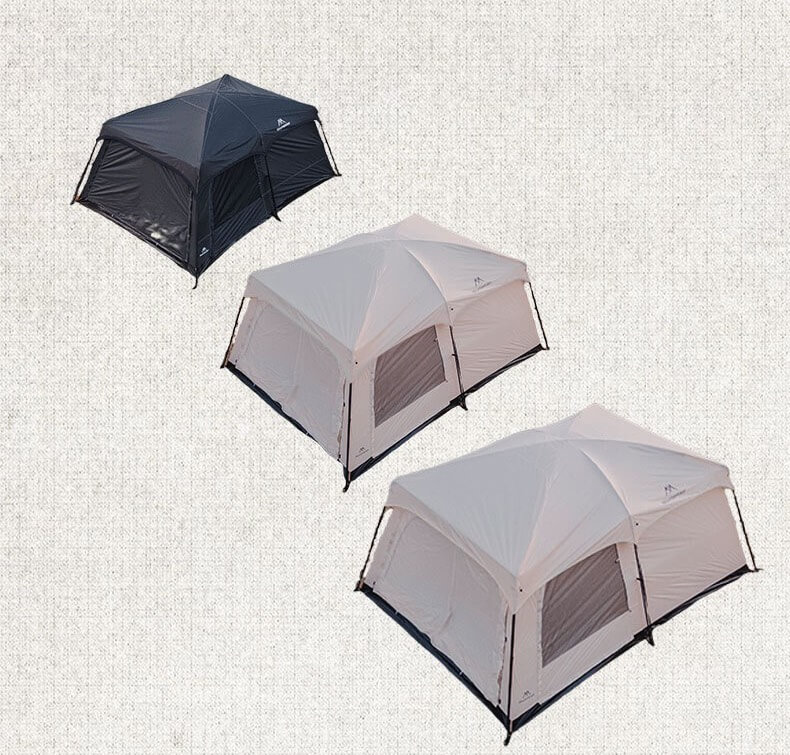 เต้นท์ครอบครัว MOUNTAINHIKER รุ่น STARFIELD ไซต์ M สีดำ (2 ห้องนอน,1 ห้องนั่งเล่น)