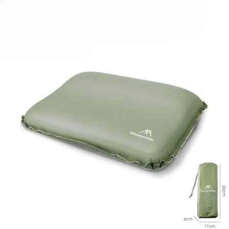 หมอนพองลมอัตโนมัติ MOUNTAINHIKER 46X30X12ซม. ,สีเขียว_0