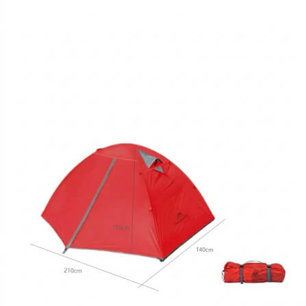 เต็นท์เดินป่า MOUNTAINHIKER รุ่น SZK1259 ขนาด 210X40X110ซม.,สีแดง_0