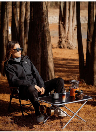 โต๊ะพับแคมป์ปิ้ง MOUNTAINHIKER 62 ซม. สีเงิน_1