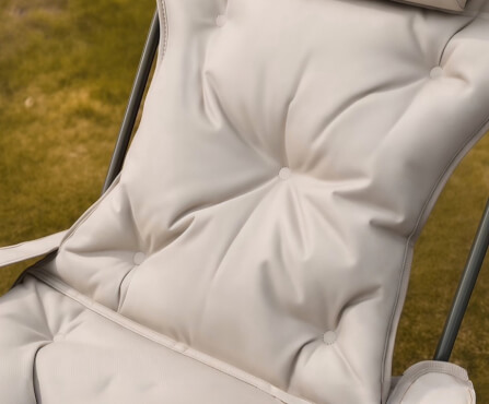เก้าอี้สปริงปรับระดับ MOUNTAINHIKER รุ่น SPRING VELVET CHAIR 142X84X89 ซม.สีครีม_2