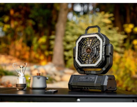 พัดลมพกพา MOUNTAINHIKER ไซเบอร์ตรอน,แบตเตอรี่ 20000 MAH,สีดำ_2