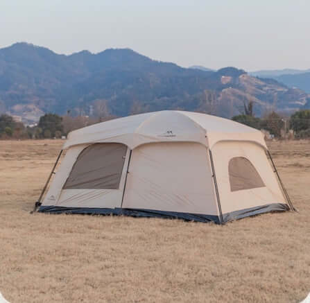 เต้นท์ครอบครัว MOUNTAINHIKER รุ่น STARFIELD ไซต์ M สีกากี (2 ห้องนอน,1 ห้องนั่งเล่น)_3