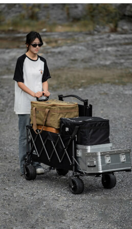 รถเข็นอเนกประสงค์ MOUNTAINHIKER สีดำ (เปิดหลังพับ)_4
