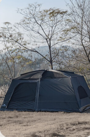 เต้นท์ครอบครัว MOUNTAINHIKER รุ่น STARFIELD ไซต์ M สีดำ (2 ห้องนอน,1 ห้องนั่งเล่น)_3