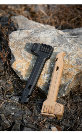 ค้อนและ สมอบกเต็นท์ MOUNTAINHIKER 2IN1 สีดำ_3