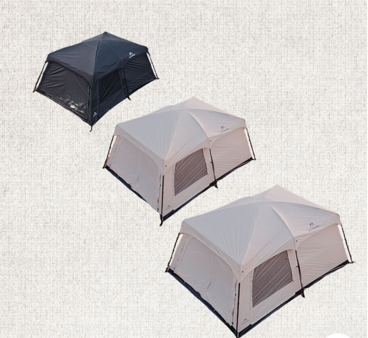 เต็นท์ครอบครัว MOUNTAINHIKER ไซส์ M สำหรับ 3-5 คน สีกากี_1