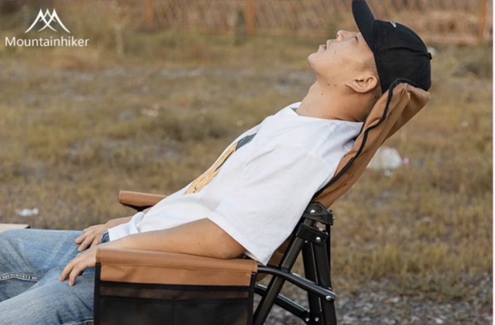 เก้าอี้พับ MOUNTAINHIKER OAK น้ำตาล_5