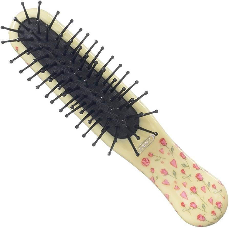 แปรงหวีผมเด็ก KENT รุ่น KIDS ARTHEDZ FLOWERS AND HEARTS HAIRBRUSH ลายดอกไม้และหัวใจ