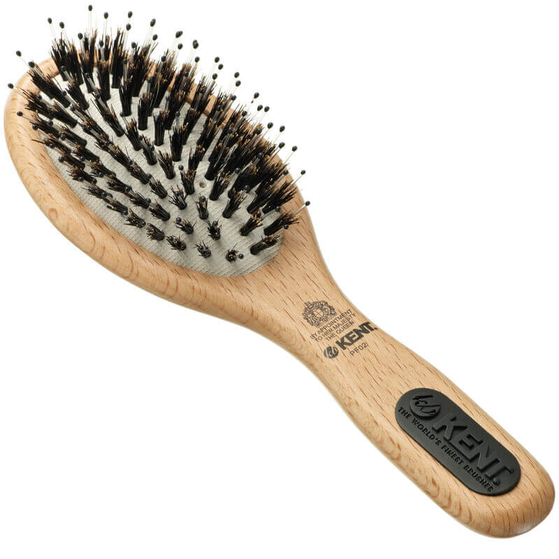 แปรงหวีผมไม้แท้ ขนาดเล็ก KENT รุ่น PF02 PERFECT FOR SMOOTHING"