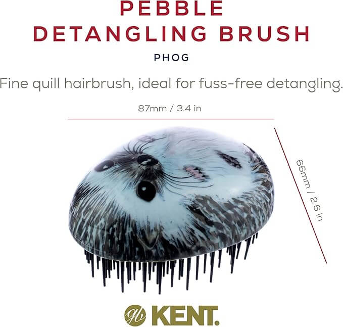 แปรงหวีผม KENT รุ่น PEBBLE DETANGLING HEDGEHOD เม่น_1