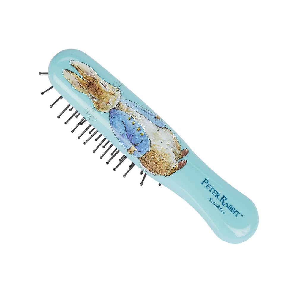 แปรงหวีผม KENT X PETER RABBIT&trade; ขนาดพกพา ลายกระต่าย สีฟ้า