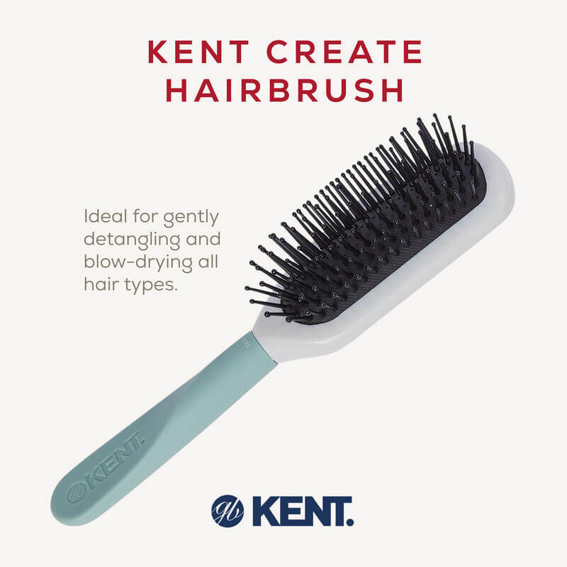 แปรงไดร์ผม KENT CREATE KCR2 CUSHION VENTED PADDLE สีเขียว