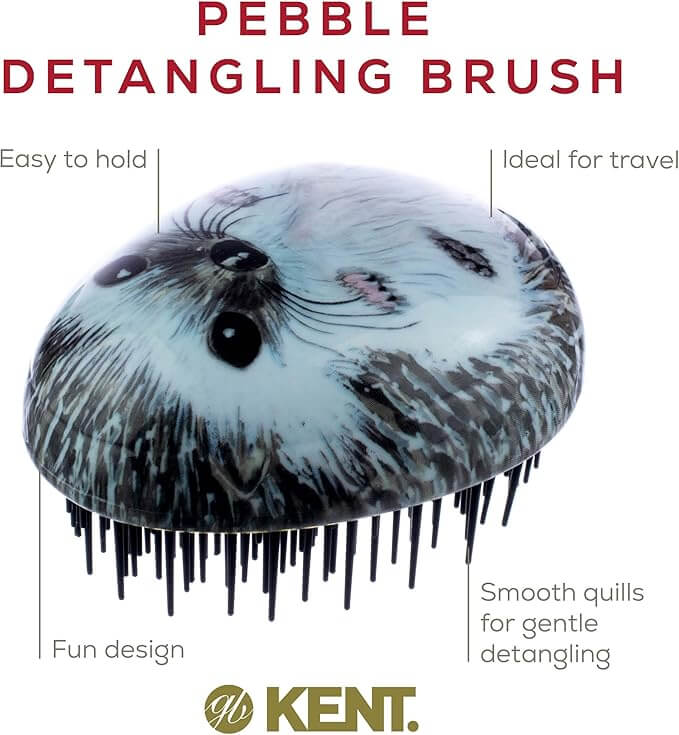 แปรงหวีผม KENT รุ่น PEBBLE DETANGLING HEDGEHOD เม่น_3