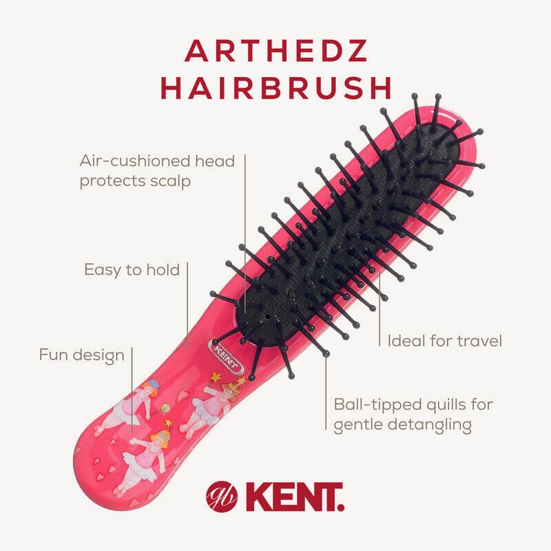 แปรงหวีผมเด็ก KENT รุ่น ARTHEDZ BALLERINA ลายบัลเล่ต์