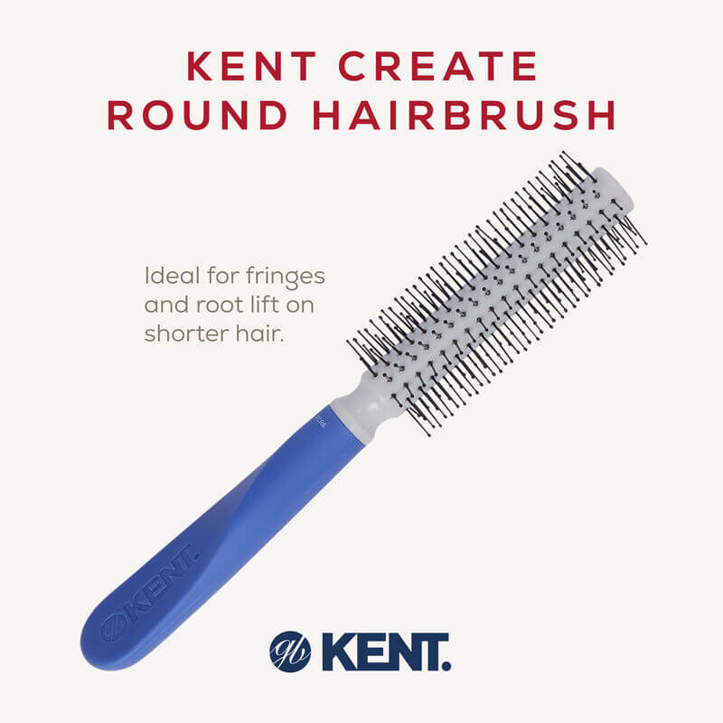 แปรงกลม KENT CREATE 40MM – ซี่ไนลอนปลายกลม ถนอมหนังศีรษะ สำหรับเป่าแห้งและจัดทรง