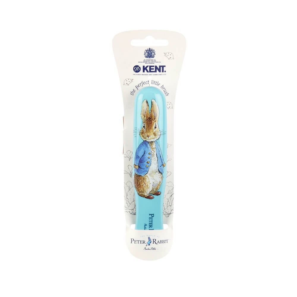 แปรงหวีผม KENT X PETER RABBIT&trade; ขนาดพกพา ลายกระต่าย สีฟ้า