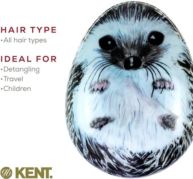 แปรงหวีผม KENT รุ่น PEBBLE DETANGLING HEDGEHOD เม่น_5
