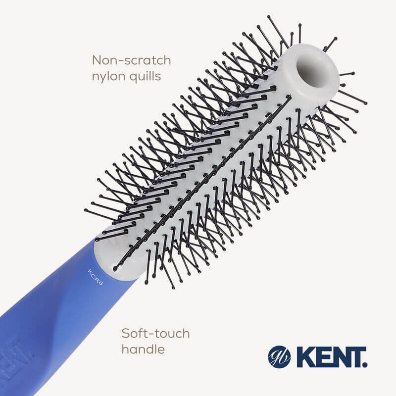 แปรงกลม KENT CREATE 40MM – ซี่ไนลอนปลายกลม ถนอมหนังศีรษะ สำหรับเป่าแห้งและจัดทรง