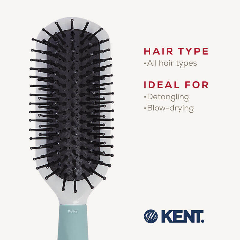 แปรงไดร์ผม KENT CREATE KCR2 CUSHION VENTED PADDLE สีเขียว