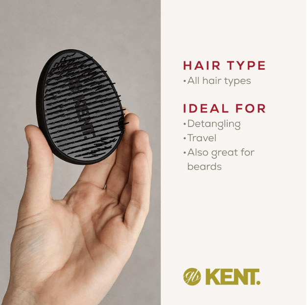 แปรงหวีผม KENT รุ่น PEBBLE DETANGLING HEDGEHOD เม่น_9
