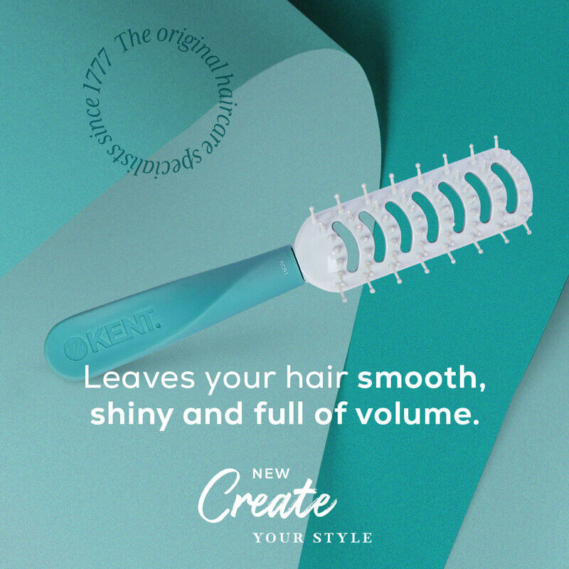 หวีแปรง KENT KCR1 VENTED HAIRBRUSH แปรงจัดแต่งทรงผม  ลดผมชี้ฟู จากอังกฤษ