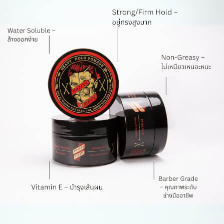 โพเมด MODERN PIRATE รุ่น HEAVY HOLD พลังจัดทรงสูง (100ML) นำเข้าจาก ออสเตรเลีย_1