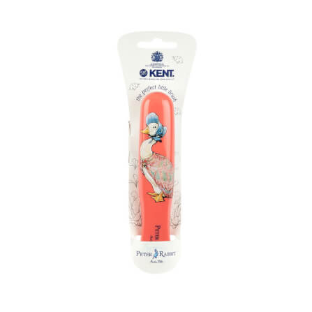 แปรงหวีผม KENT X PETER RABBIT™ ขนาดพกพา ลายเป็ด FLOPSY สีชมพู_1