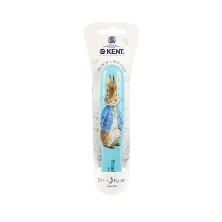 แปรงหวีผม KENT X PETER RABBIT™ ขนาดพกพา ลายกระต่าย สีฟ้า_4