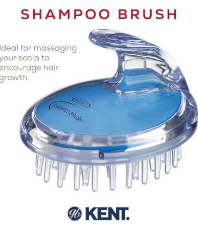 แปรงสระผม KENT SHAMPOO AND SCALP MASSAGE BRUSH สีฟ้า_5