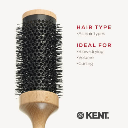 แปรงม้วนเซรามิก KENT รุ่น PF13 ขนาด 56 มม. สำหรับผมลอน_5