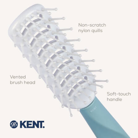 หวีแปรง KENT KCR1 VENTED HAIRBRUSH แปรงจัดแต่งทรงผม  ลดผมชี้ฟู จากอังกฤษ_5
