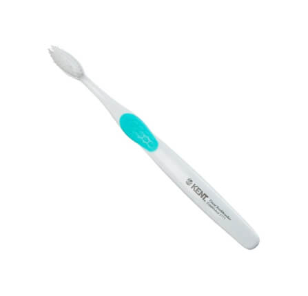 แปรงสีฟันพรีเมียม KENT 2 ด้ามในกล่องพกพา (ขนกลาง) สีเขียวและส้ม_6