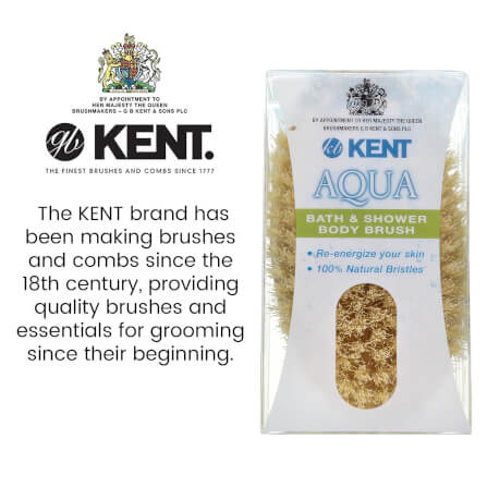 แปรงขัดผิวขนหมูป่าขาวแท้ KENT FD11 ด้ามไม้วงรี สำหรับอาบน้ำและผลัดเซลล์ผิว_7