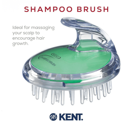 แปรงสระผม KENT SHAMPOO AND SCALP MASSAGE BRUSH สีเขียว_8