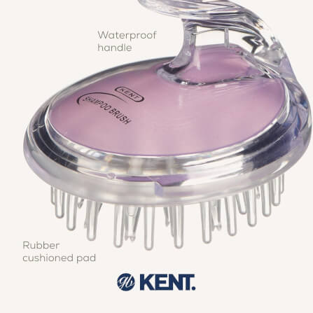 แปรงสระผม KENT SHAMPOO AND SCALP MASSAGE BRUSH สีม่วงอ่อน_8