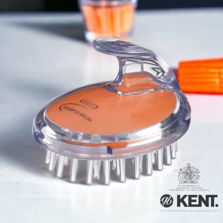 แปรงสระผม KENT SHAMPOO AND SCALP MASSAGE BRUSH สีส้ม_8