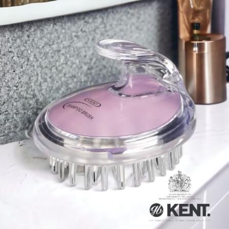 แปรงสระผม KENT SHAMPOO AND SCALP MASSAGE BRUSH สีม่วงอ่อน_10