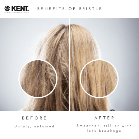 แปรงหวีผมไม้แท้ ขนาดใหญ่ KENT รุ่น PF01 PERFECT FOR SMOOTHING