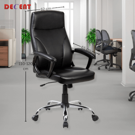 เก้าอี้ผู้บริหาร DECENT รุ่น MILLON สีดำ_3