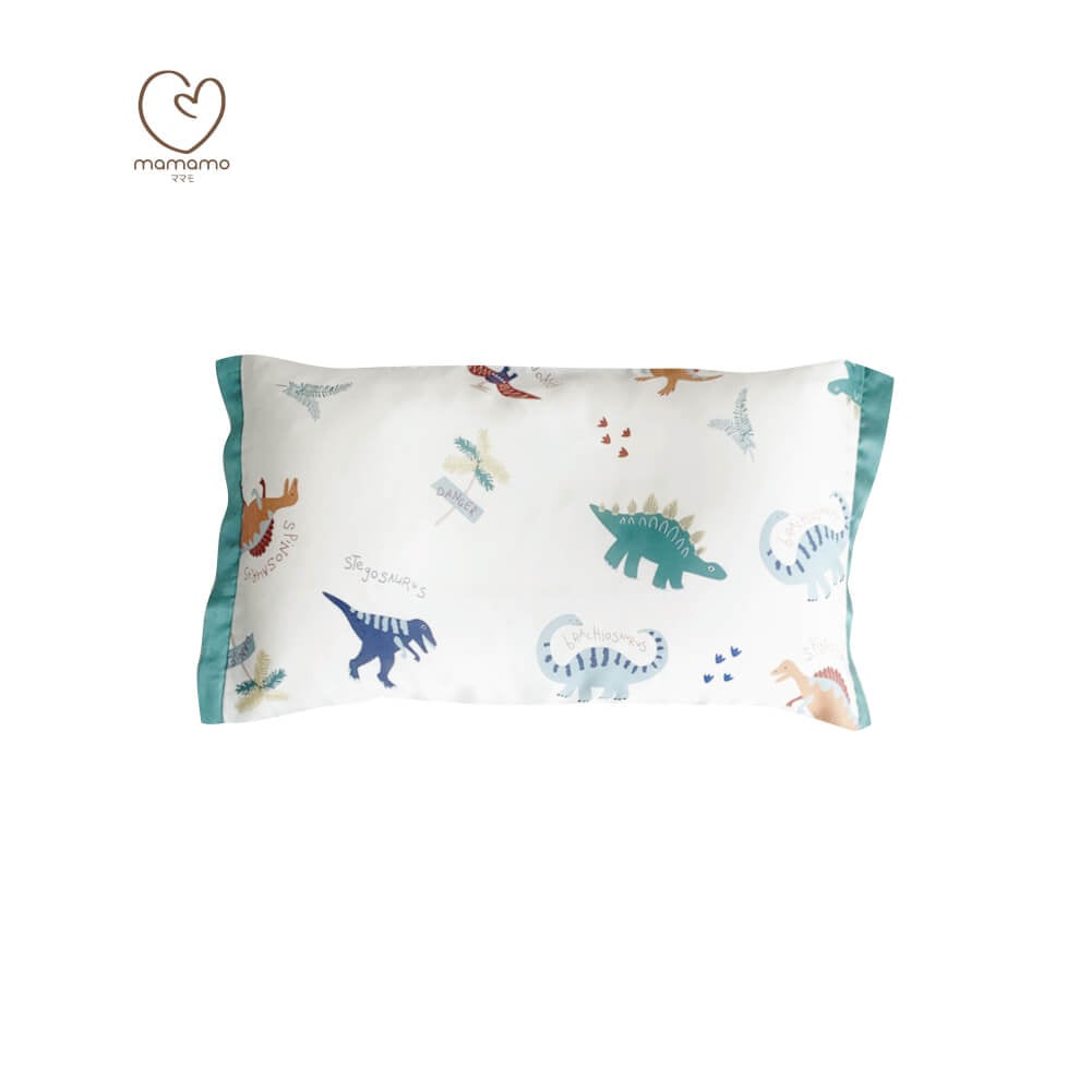 ปลอกหมอน MAMAMO ลาย TINY DINOSAUR ผ้า TENCEL ขนาด 30X50 CM. พร้อมส่ง_3