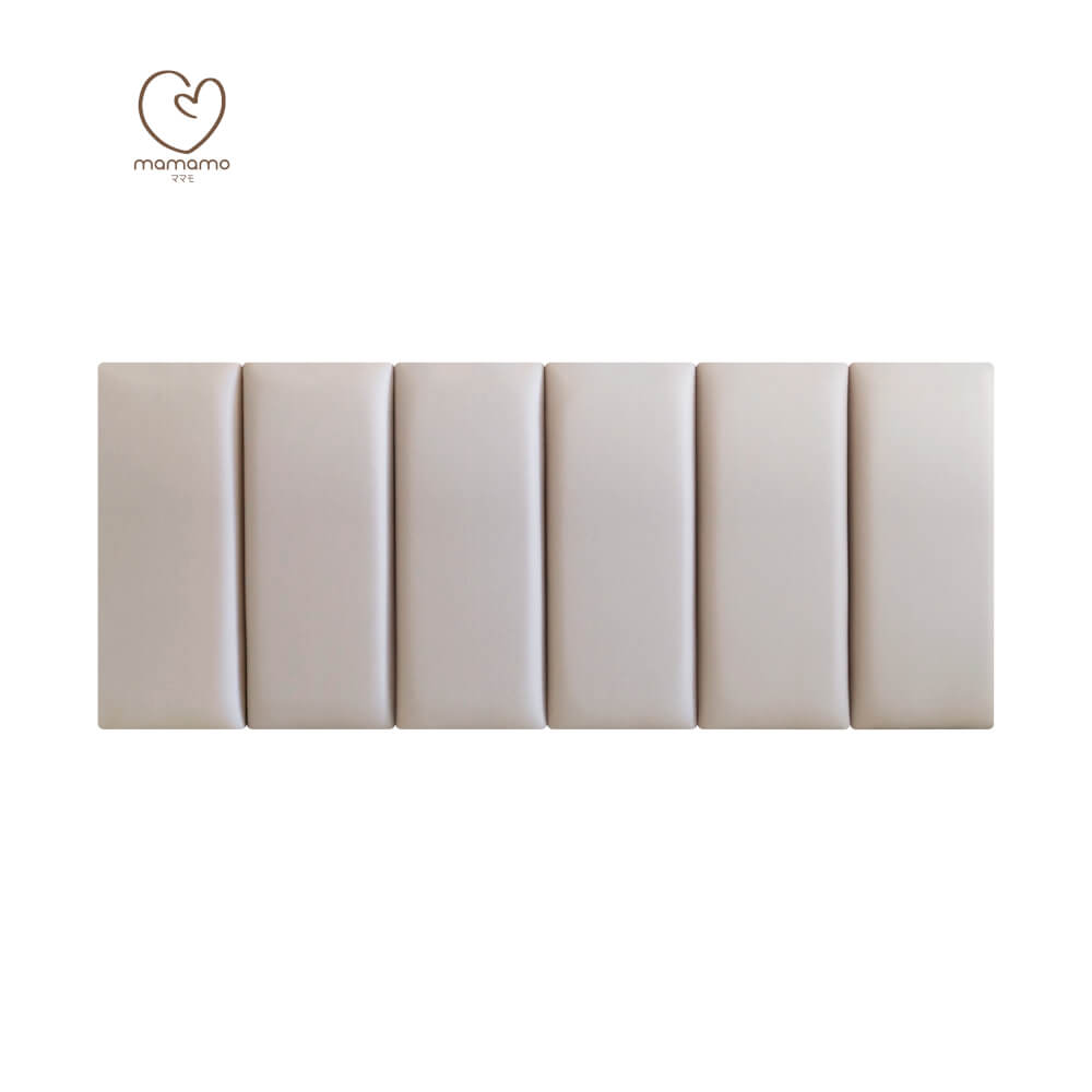 แผ่นกันกระแทกผนัง MAMAMO เซต 6 แผ่น สี ALMOND WALL CUSHION เกรดพรีเมี่ยม หนา 3 CM. รองรับแรงกระแทก ปลอดภัยต่อลูกน้อย พร้อมส่ง_10