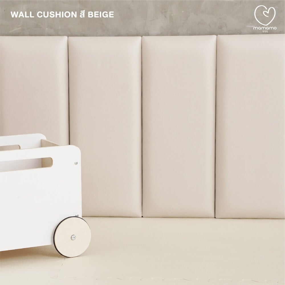 แผ่นกันกระแทกผนัง MAMAMO เซต 1 แผ่น สี CLOUD WALL CUSHION เกรดพรีเมี่ยม หนา 3 CM. รองรับแรงกระแทก ปลอดภัยต่อลูกน้อย พร้อมส่ง