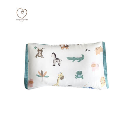 ปลอกหมอน MAMAMO ลาย HAPPY ANIMALS ผ้า TENCEL ขนาด 30X50 CM. พร้อมส่ง_0