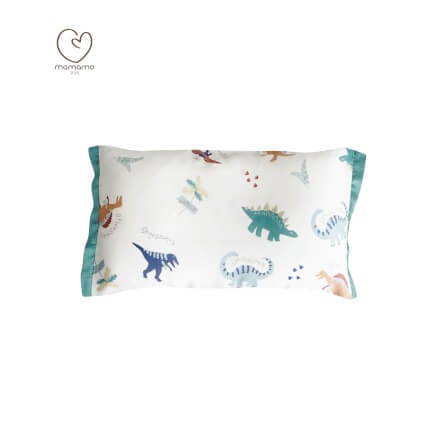 ปลอกหมอน MAMAMO ลาย TINY DINOSAUR ผ้า TENCEL ขนาด 30X50 CM. พร้อมส่ง