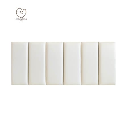 แผ่นกันกระแทกผนัง MAMAMO เซต 6 แผ่น สี BEIGE WALL CUSHION เกรดพรีเมี่ยม หนา 3 CM. รองรับแรงกระแทก ปลอดภัยต่อลูกน้อย พร้อมส่ง_0